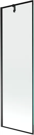 MEXEN/S Next vanová zástěna FIX 60 x 150, černá dekor, černá 895-060-000-00-70-70