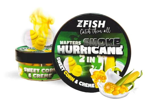 Zfish Nástraha Smoke Hurricane Wafters 2in1 - Sweet Corn-Creme,Zfish Nástraha Smoke Hurricane Wafters 2in1 - Sweet Corn-Creme