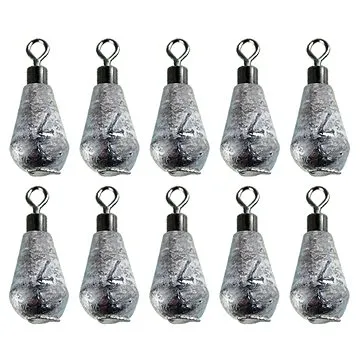 Suretti Olovo hruška s obratlíkem 7g 10ks (4891223213034)