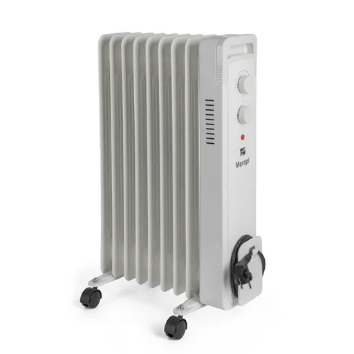 G21 Olejový radiátor Merapi, 9 žeber, 2000 W, bílá