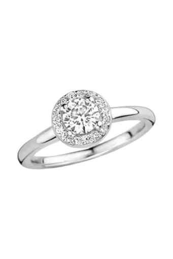 Liu Jo Oslnivý ocelový prsten s krystaly LJ2507M 58 mm