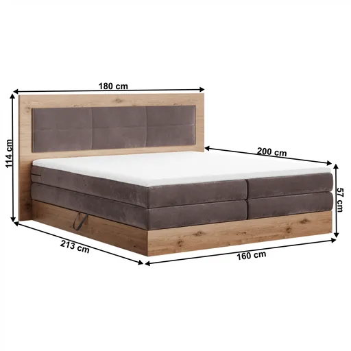 Boxspringová postel RENIRA Tempo Kondela