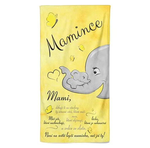 Osuška Mé mamince (Velikost osušky: 70x140cm)