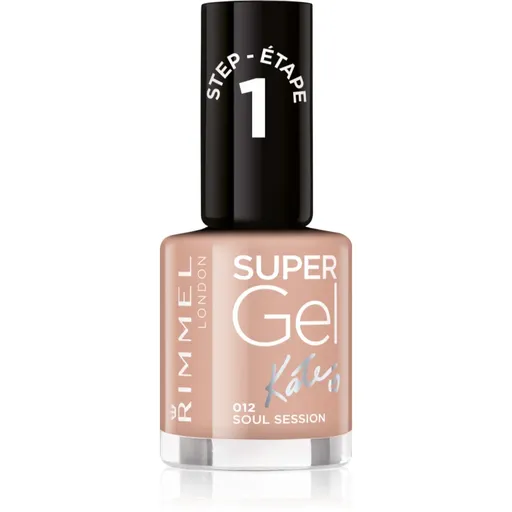 Rimmel Super Gel By Kate gelový lak na nehty bez užití UV/LED lampy odstín 012 Soul Session 12 ml