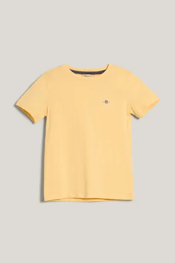 TRIČKO GANT SHIELD SS T-SHIRT DUSTY LIGHT YELLOW