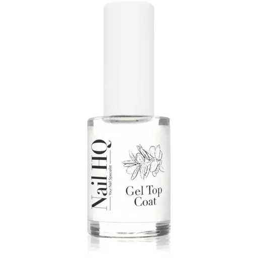 Nail HQ Gel Top Coat vrchní lak na nehty bez použití UV/LED lampy 10 ml