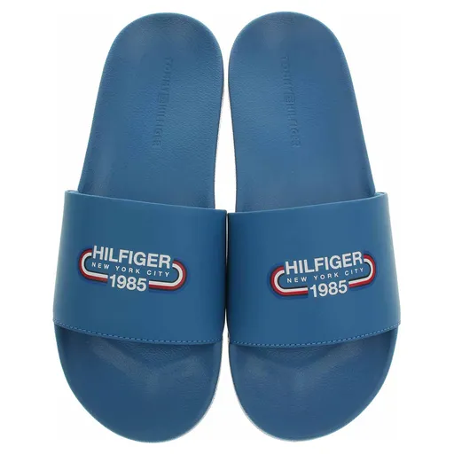 Pánské pantofle Tommy Hilfiger FM0FM05019 C2Y Antique Blue 47