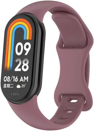 4wrist Řemínek ze silikonu pro Xiaomi 9 a 8 - Smoke Purple
