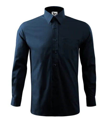 MALFINI Pánská košile Style Long Sleeve - Námořní modrá | 3XL