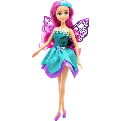 Funville Dreameez víla v kornoutku tmavě růžové vlásky