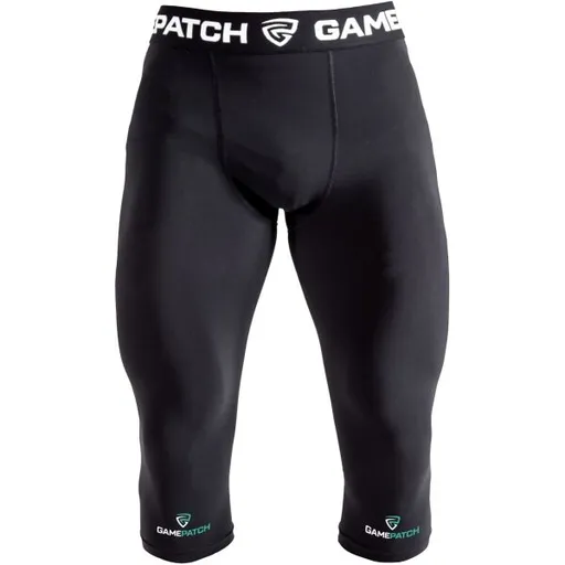 GAMEPATCH COMPRESSION TIGHTS 3/4 Kompresní unisex legíny, černá, velikost