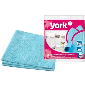YORK utěrka pro domácnost perforovaná 3 ks, mix barev (5903355000075)