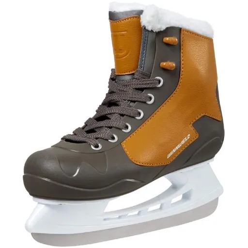 WINNWELL YUKON SR Hokejové brusle, tmavě šedá, velikost