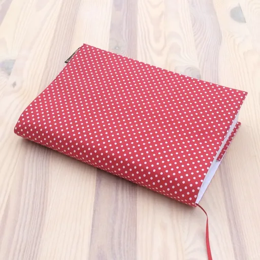 Obal na knihu - Puntíky na červené (UNI-XS)