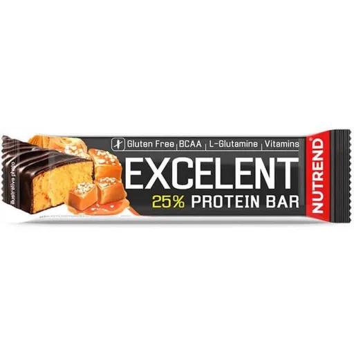 Nutrend EXCELENT PROTEIN BAR 85 G SLANÝ KARAMEL Proteinová tyčinka, , velikost 85 G