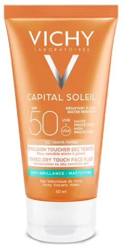 Vichy Matující BB krém SPF 50 Capital Soleil (Tinted Dry Touch Protective Face Fluid) 50 ml