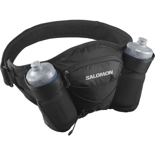 Salomon CROSS BELT 2 BOTTLES Unisex ledvinka, černá, velikost