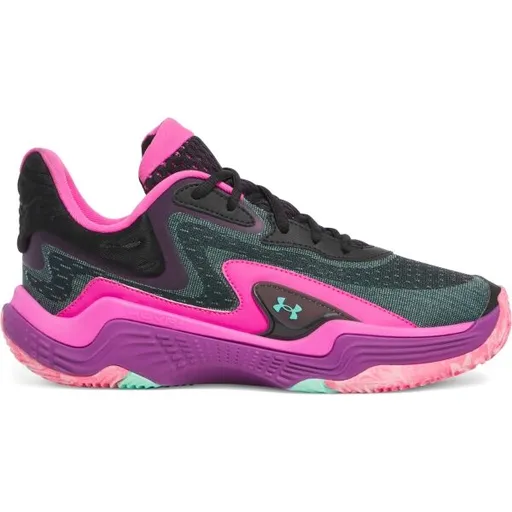 Under Armour SPAWN 7 Unisex basketbalové boty, černá, velikost 45.5