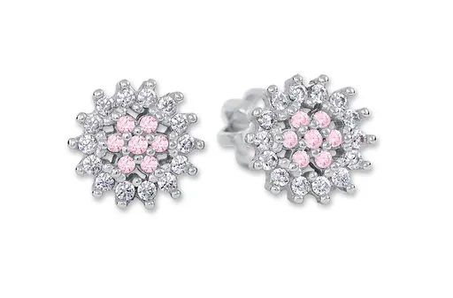 Soliter Okouzlující stříbrné náušnice se zirkony 436 001 00570 0400400