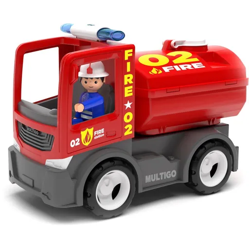 ECO MultiGO Fire - Cisterna s hasičem - auto s Igráčkem