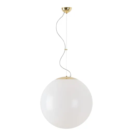 OSMONT ISI64239 ISIS L4 PM závěsné plastové svítidlo mosaz leštěná / bílá IP40 3000 K 41W LED DALI