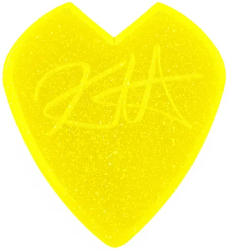 Dunlop Kirk Hammett Jazz III Yellow Glitter 6 Pack