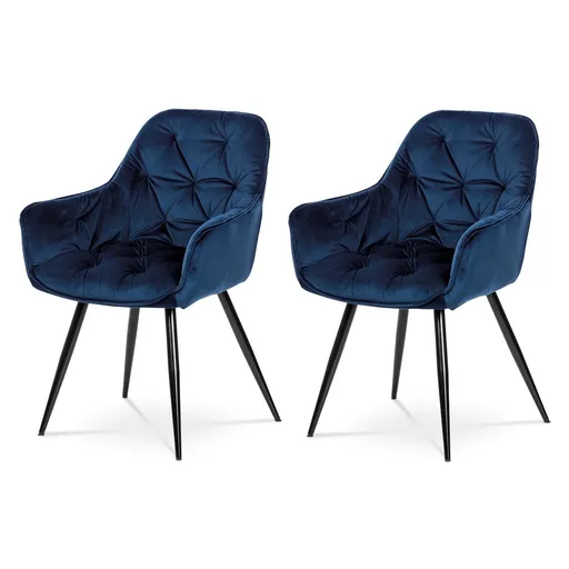 Sada jídelních židlí DCH-421 BLUE4, 2 ks