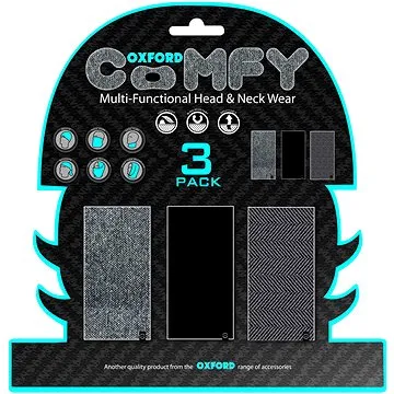 OXFORD nákrčníky Comfy Herringbone, (sada 3ks) (M167-35)