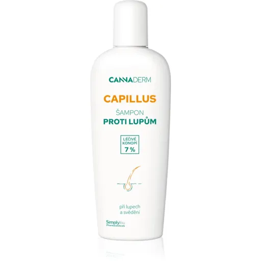 Cannaderm Capillus proti lupům Šampon šampon proti lupům s konopným olejem 150 ml
