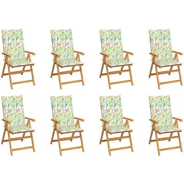 SHUMEE Křeslo zahradní s poduškami, teak 3072553 - 8ks v balení (3072553)