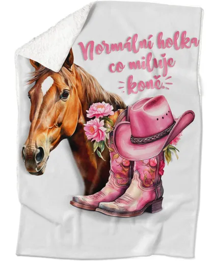 Deka Holka, co miluje koně (Podšití beránkem: ANO)