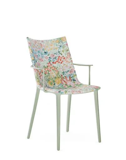 Židle H.H.H. čalouněná látka, více variant - Kartell Barva: Bílá / Lichen