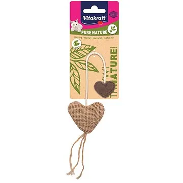 Vitakraft Hračka Pure Nature čajové srdce (4008239593825)