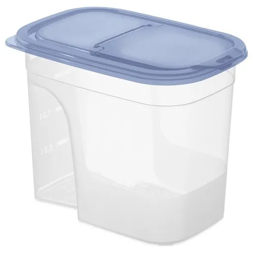 Dóza s odměrkou SUNSHINE 2,2 L,  modrá