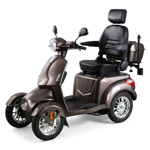 Elektrický čtyřkolový vozík inSPORTline Antun hnědá