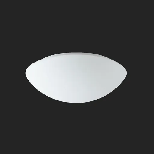 OSMONT AUR68039 AURA 10 stropní/nástěnné skleněné svítidlo bílá IP44 3000 K 14W LED nouzové kombinované 3 h