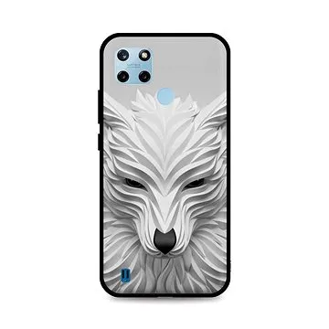 TopQ Kryt LUXURY Realme C25Y pevný Bílý vlk 70220 (Sun-70220)