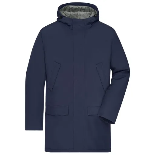 James & Nicholson (Daiber) Elegantní pánská zimní parka JN1176 - Tmavě modrá | 3XL