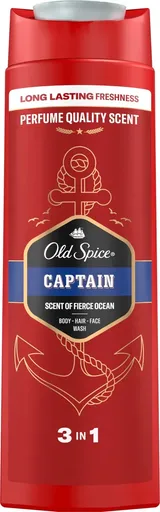 Old Spice Sprchový gel 3 v 1 Captain (Shower Gel + Shampoo) 400 ml