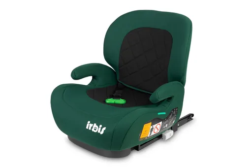 Caretero Podsedák, autosedačka Irbis i-Size 125–150 cm s ISOFIX – zelena