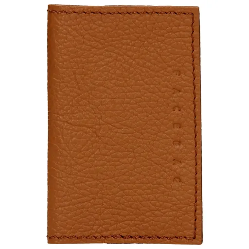 Kožený obal na karty Facebag Paris - světle hnědá