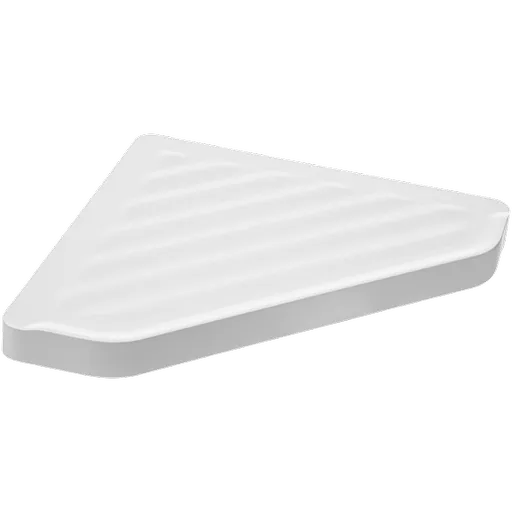 Kuchinox Nástěnná polička APO rohová AKA_603T, bílá mat