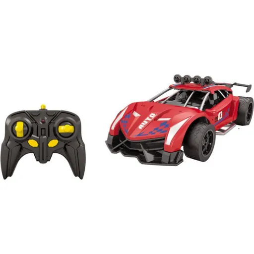 Alltoys RC auto 1 : 14 s mlhovým efektem červené