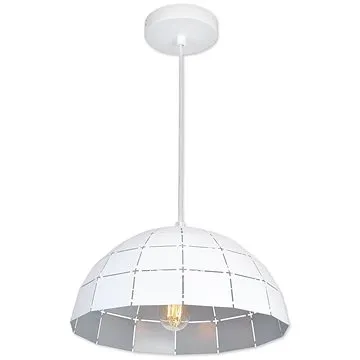 Top Light Apolo 30B - Lustr na lanku 1xE27/40W/230V bílá/stříbrná (114276)