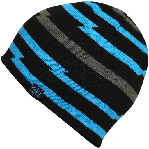 Lewro THEDY Chlapecká pletená čepice, černá, velikost 8-11Y