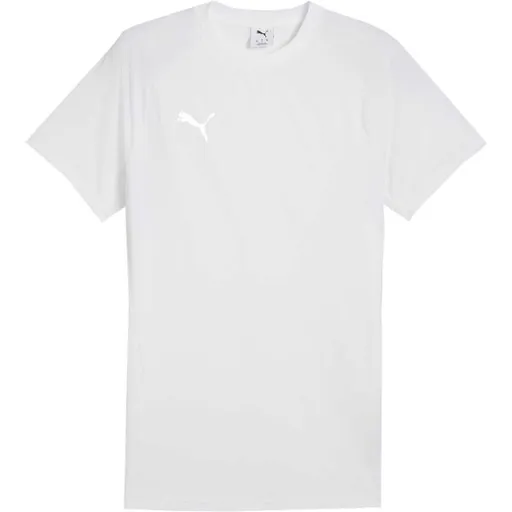 Puma TEAMEVOSTRIPE TEE Pánské triko, bílá, velikost