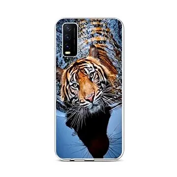 TopQ Kryt Vivo Y20s silikon Tygr 70132 (Sun-70132)
