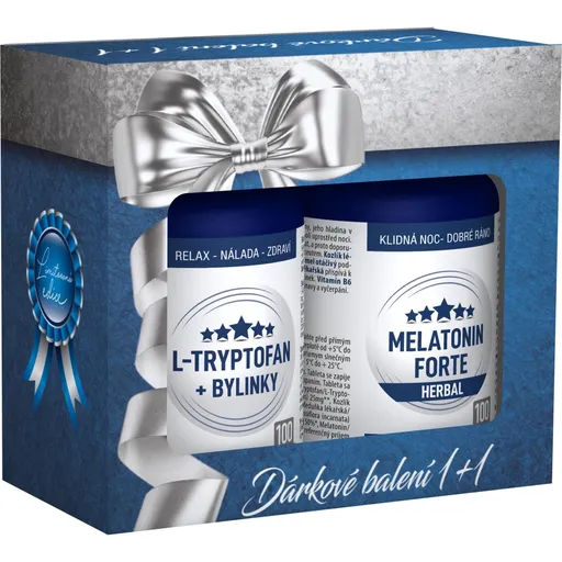 Clinical L-Tryptofan + bylinky 100 tablet + Melatonin Forte Herbal 100 tablet