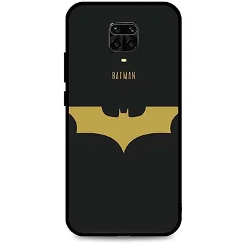 TopQ Kryt LUXURY Xiaomi Redmi Note 9 Pro pevný Gold Batman 52569 (Sun-52569)