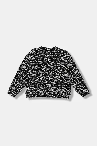 Dětská bavlněná mikina Pinko